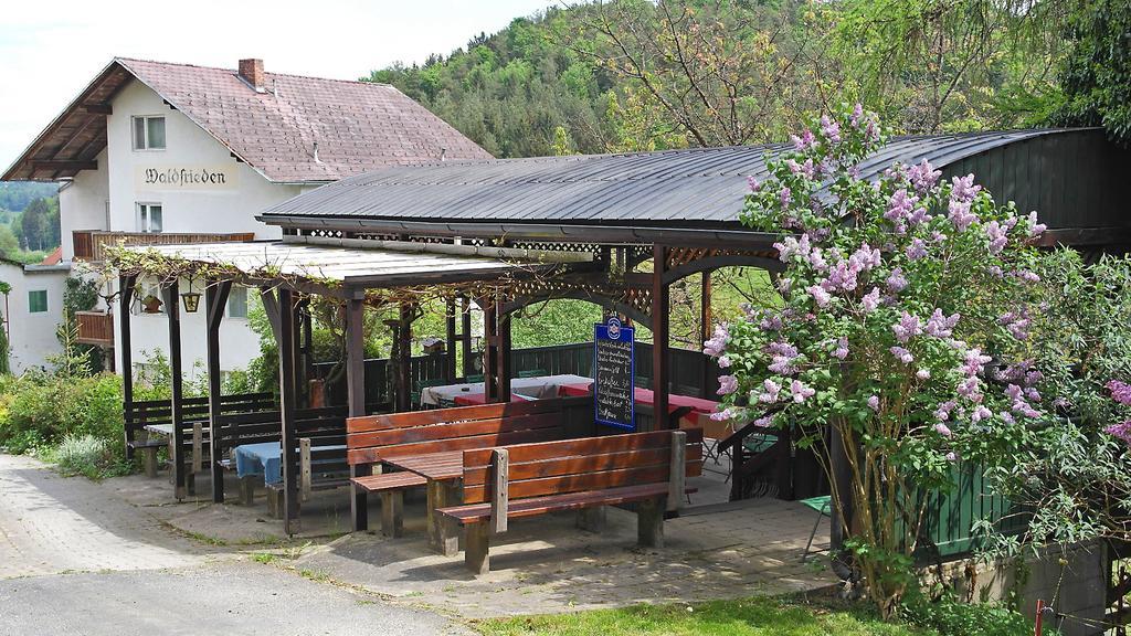 Landhaus Waldfrieden Lassnitzhoehe Buitenkant foto